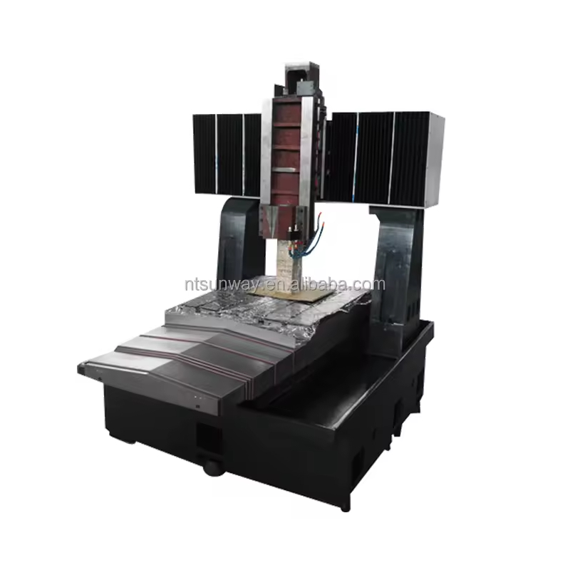 DX-1080 Metal Stainless Steel Cast Iron Processing Material Gantry CNC Engraving and Milling Machine Center